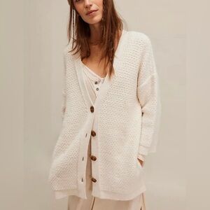 Free People Herringbone Stitch Cardigan READ